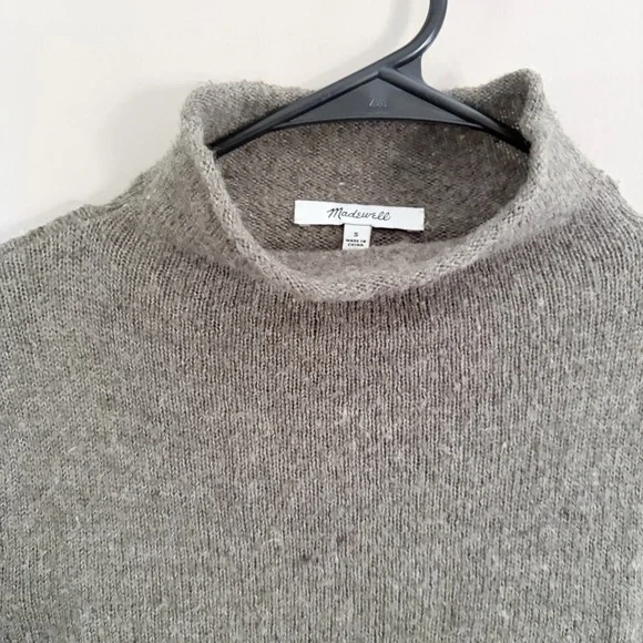 Madewell Women's Donegal Mock Neck Sweater - Picture 4 of 8